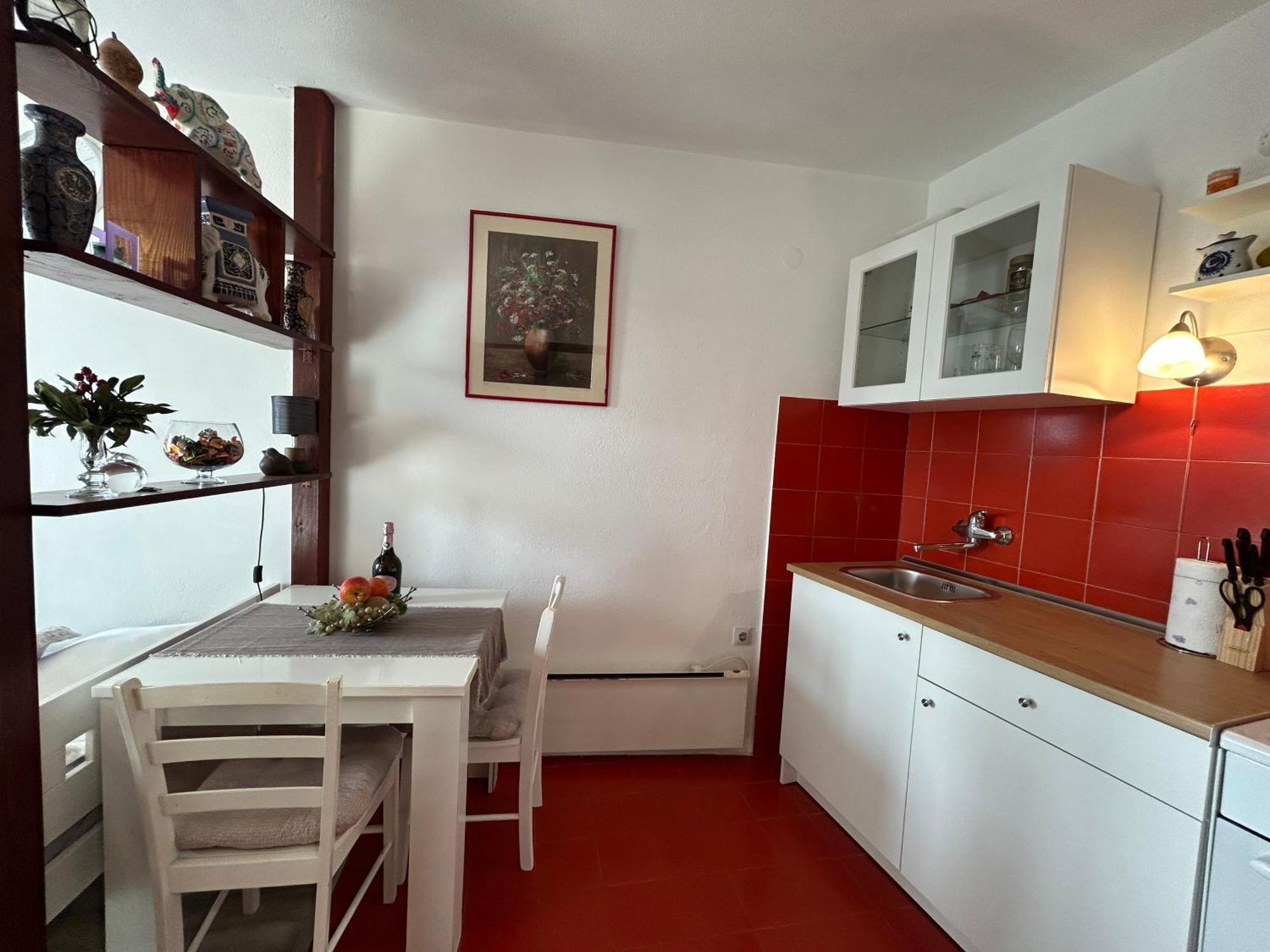 Seafront Studio Apartment+Balcony Podgora Exteriör bild
